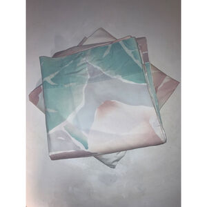 Wamsutta Queen Floral Supercale Plus Sheet Set in White and Pink